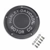 Harley Davidson H-D Motor Co. Derby Deckel Schwarz