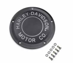Harley Davidson H-D Motor Co. Derby Deckel Schwarz