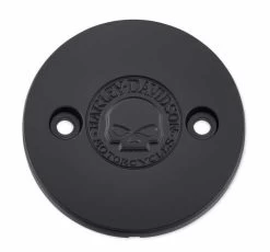 Harley Davidson Willie G Skull Left Side Medallion Schwarz