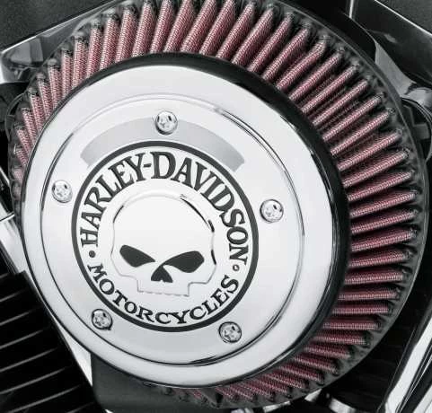 Harley Davidson Luftfilter-Zierblende Willie G Skull 4 Harley Davidson Luftfilter-Zierblende Willie G Skull – Bild 2