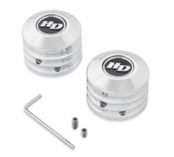 Harley Davidson Defiance Achsmutter Cover Vorne Chrom