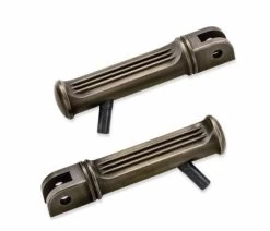 Harley Davidson Brass / Messing Fahrer Fußrasten Mit Verschleißstück