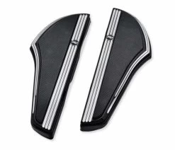 Harley Davidson Defiance Trittbretter Schwarz Cut