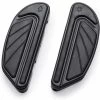 Harley Davidson Airflow Sozius Trittbretter Schwarz