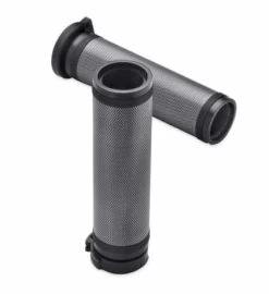 Harley Davidson Lenkergriffe Diamond Black 7/8" Für Lenkerendenspiegel