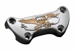 Harley Davidson Lenkerklemmstück Live To Ride Gold