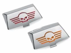 Harley Davidson Fenderspitzen-Kit Mit Glaseinsatz Und Skull Logo