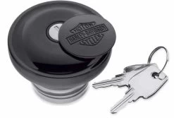Harley Davidson Tankdeckel Bar & Shield Self-Locking Schwarz