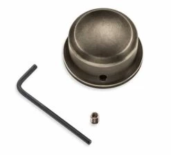 Harley Davidson Brass / Messing Schwingenachs-Cover, Links