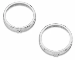 Harley Davidson Defiance Zusatzscheinwerfer Zierringe 4" Chrom