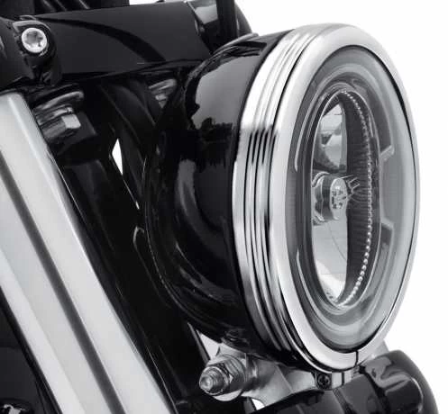 Harley Davidson Defiance Scheinwerfer Zierring 5 3/4" Chrom 4 Harley Davidson Defiance Scheinwerfer Zierring 5 3/4" Chrom – Bild 2
