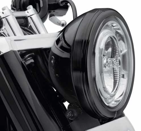 Harley Davidson Defiance Scheinwerfer Zierring 7" Schwarz 4 Harley Davidson Defiance Scheinwerfer Zierring 7" Schwarz – Bild 2