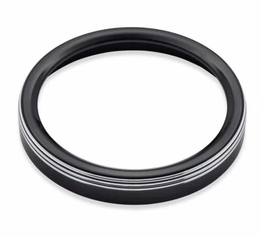 Harley Davidson Defiance Tank Anzeigenblende 5", Schwarz Cut 3 Harley Davidson Defiance Tank Anzeigenblende 5", Schwarz Cut