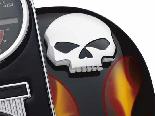 Harley Davidson Tankdeckel Skull Chrom 4 Harley Davidson Tankdeckel Skull Chrom – Bild 2