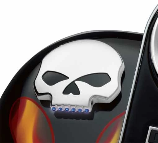 Harley Davidson LED-Tankanzeige Skull 4 Harley Davidson LED-Tankanzeige Skull – Bild 2