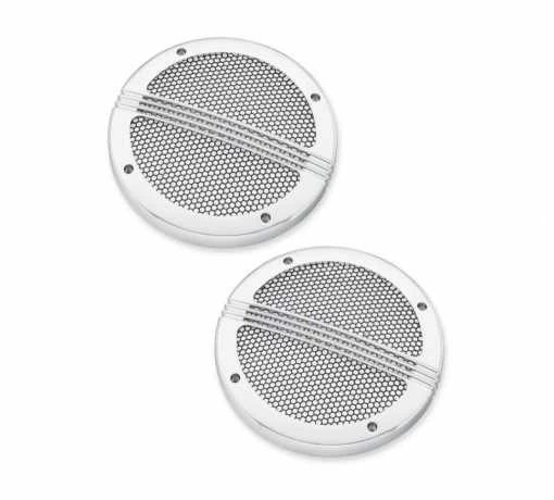 Harley Davidson Defiance Tour-Pak Lautsprecher-Verzierung Chrom 3 Harley Davidson Defiance Tour-Pak Lautsprecher-Verzierung Chrom