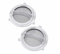 Harley Davidson Defiance Batwing Fairing Lautsprecher-Verzierung Chrom