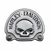 Harley Davidson Dekoratives Skull Medaillon Antiknickel 92 X 76mm