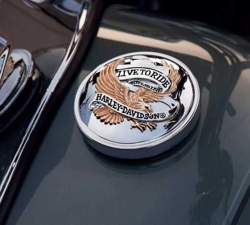 Harley Davidson Tankdeckel-Medaillon Live To Ride 5 Harley Davidson Tankdeckel-Medaillon Live To Ride – Bild 3